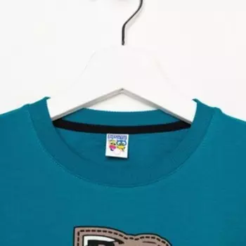 Свитшот для мальчика, цвет синий, рост 152