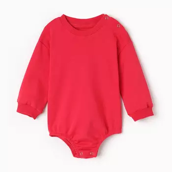 Свитшот-боди детский MINAKU цвет малиновый, рост 56-62 см