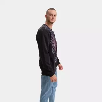 Свитшот мужской, чёрный, размер XL