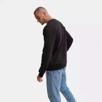 Свитшот мужской, цвет чёрный/принт МИКС, размер 52 (2XL)