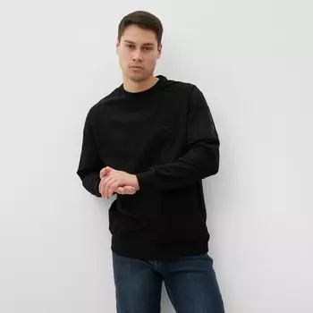 Свитшот мужской, цвет чёрный, размер 56 (3XL)