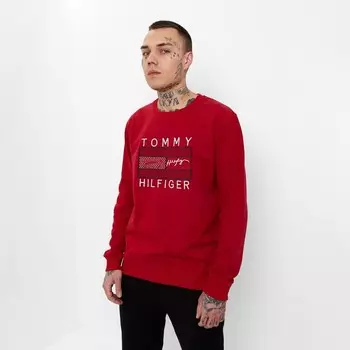 Свитшот мужской, красный, размер XXL