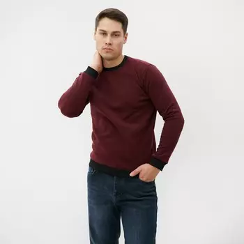 Свитшот мужской НАЧЁС, цвет бордо, размер 54