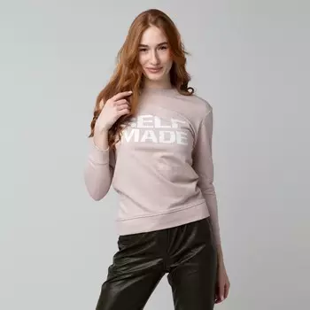 Свитшот женский, цвет бежевый, размер 44 (м)