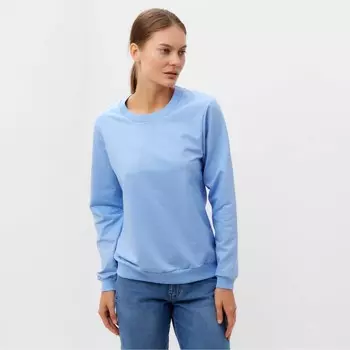 Свитшот женский, цвет голубой, размер 50