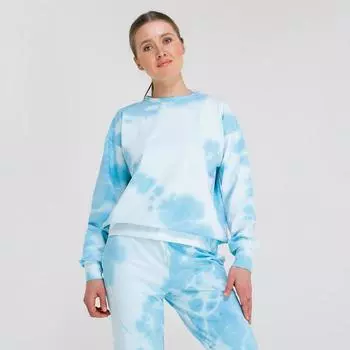 Свитшот женский MINAKU: Casual Collection цвет голубой, р-р 42