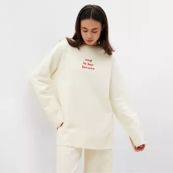 Свитшот женский MIST Cozy style, молочный, размер 42