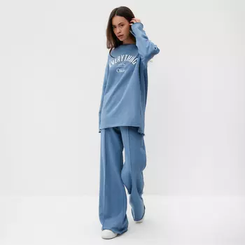 Свитшот женский MIST Cozy style, синий, размер 44