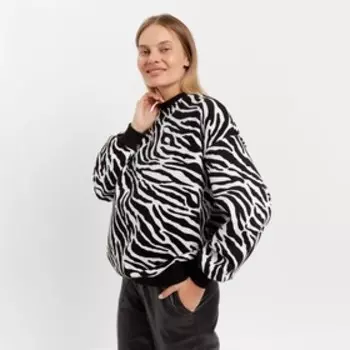 Свитшот женский НАЧЁС, цвет чёрный, размер ONE SIZE (42-46)