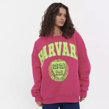 Свитшот женский НАЧЁС, цвет розовый, р-р ONE SIZE (42-46)