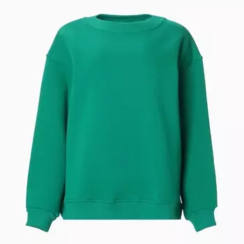 Свитшот женский НАЧЁС, цвет тёмно-зелёный, размер M (44-46)