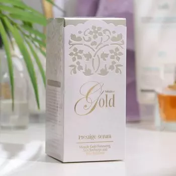 Сыворотка для лица Mistine Prestige Gold омолаживающая, осветляющая с золотом, 30 мл