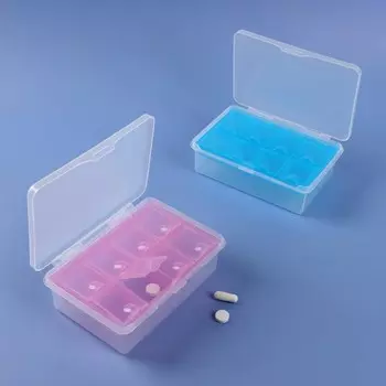 Таблетница, 9 секций, цвет МИКС