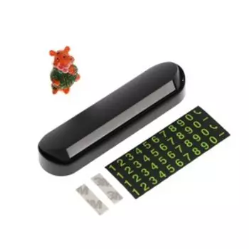 Табличка для номера телефона Cartage, с игрушкой, черный