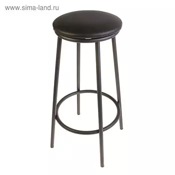 Табурет барный «Клик Мебель. Высокий», искусственная кожа, цвет чёрный