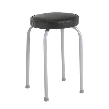 Табурет для кухни «Булат», экокожа, цвет чёрный