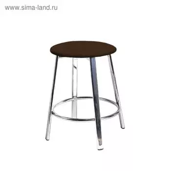 Табурет «Кантри-К», 320 × 320 × 440 мм, хром, цвет кожзам №15