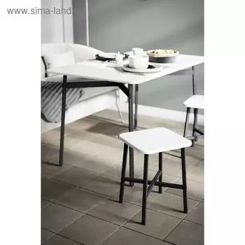 Табурет «Кросс», 330 × 330 × 440 мм, цвет белый