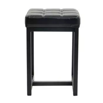Табурет для кухни «Клик Мебель. Лофт 4», искусственная кожа, цвет чёрный