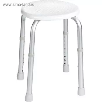 Табурет с регулируемой высотой, цвет белый