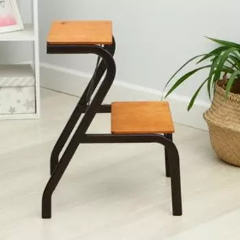 Табурет - стремянка «Конёк», коричневый