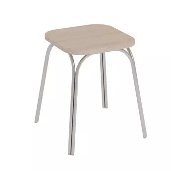 Табурет «ТБ17», 360360430 мм, цвет хром/ясень шимо светлый