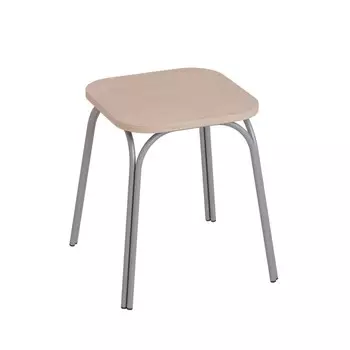 Табурет «ТБ17», 360360430 мм, цвет хром/дуб девон