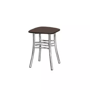 Табурет «Триоль», 280 280 450 мм, хром, цвет шоколад