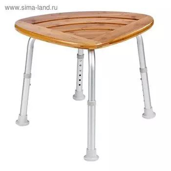 Табурет в ванну с регулируемой высотой бамбук