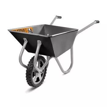 Тачка садово-строительная, одноколёсная: груз/п 240 кг, объём 120 л, Кузбасс 2174, Центроинструмент