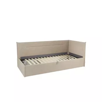 Тахта с орт. основанием + ПМ Альба 900х2000 капучино (велюр)