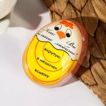 Таймер для варки яиц Доляна «Цыплёнок», кухонный, пластик, 63.53.5 см