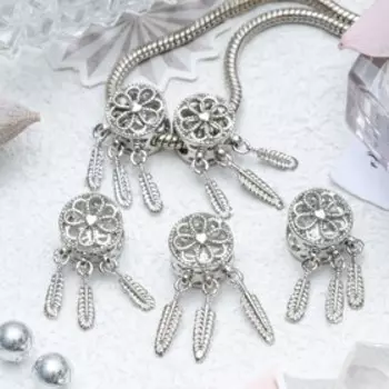 Шарм «Ловец снов», цвет серебро