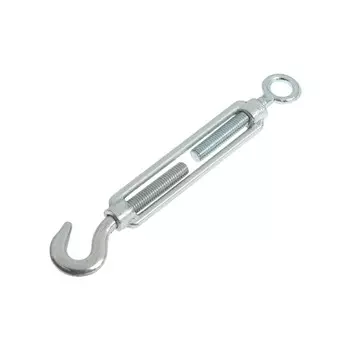 Талреп крюк-кольцо ТУНДРА krep, DIN1480, М10, оцинкованный, 1 шт