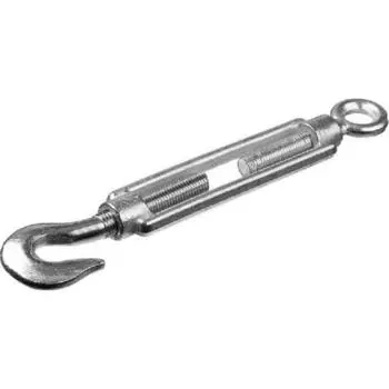 Талреп STAYER DIN 1480, крюк-кольцо, цинк, М20, 1 шт.