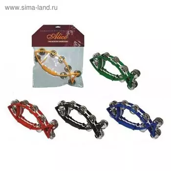 Тамбурин Alice ATB003 "Рыба", 16 пар бубенцов