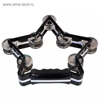 Тамбурин Alice ATB004 "Звезда", 14 пар бубенцов
