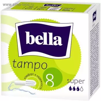 Тампоны Bella Premium Comfort Super Easy Twist, 8 шт.