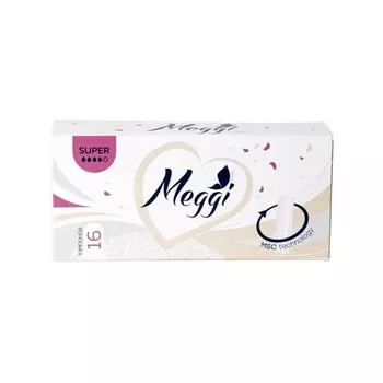 Тампоны гигиенические Meggi Super, 3 капли, 16 шт