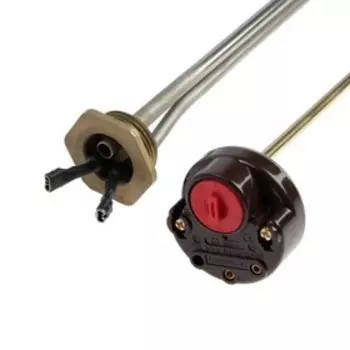 Тэн "ИТАТЭН", радиаторный, 1.5 кВт, d=33 мм, левый, 450 мм, с термостатом