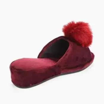 Тапочки №12 женские, размер 36-37, цвет бордовый