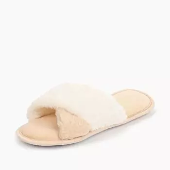 Тапочки №3 женские, размер 36.5, цвет бело-бежевый