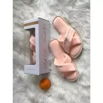 Тапочки №5 женские, размер M, цвет персиковый