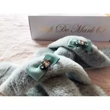 Тапочки №7 женские, размер L, цвет ментоловый