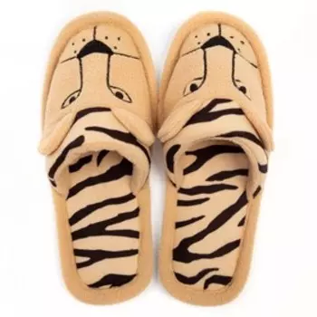 Тапочки детские, цвет бежевый, размер 33