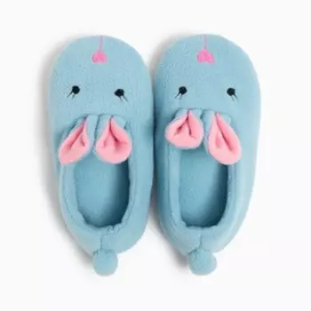 Тапочки детские, цвет голубой, размер 34