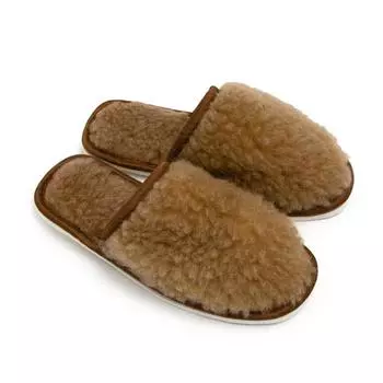 Тапочки детские, цвет коричневый, размер 31