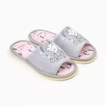 Тапочки детские открытые, размер 32/33