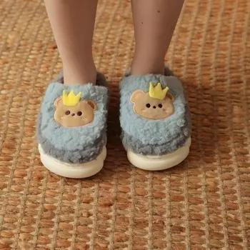 Тапочки детские, размер 32-33, серый