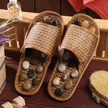 Тапочки массажные нефритовые мужские 44-45